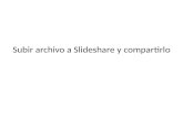 Slideshare: crear cuenta, subir archivo y compartirlo