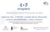 Scopeo Informe No. 2 MOOC: estado de la situación actual, posibilidades, retos y futuro
