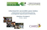 CIARD Información accesible para todos (Español)