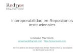Interoperabilidad en Repositorios Institucionales
