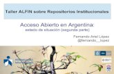 AL-FIN un taller sobre Repositorios Institucionales (parte 2)