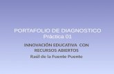 Portafolio de diagnostico. Curso Innovación Educativa. Tecnologico de Monterrey.