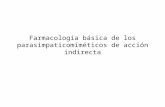 Farmacología básica de los parasimpaticomiméticos de acción indirecta