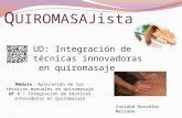 Presentación: Integración de técnicas innovadoras  en quiromasaje