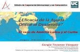 ¿Eficacia de la Ayuda Oficial al Desarrollo? El caso de América Latina y el Caribe
