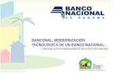 ALIDE 44: Banconal, Modernización tecnológica de un Banco Nacional: Liderazgo para la implementación del nuevo Core Bancario