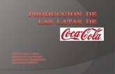 Producción de las latas cocacola