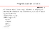 Programación básica de html5