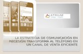 LOS SECRETOS DE LA VENTA TELEFÓNCIA EN RECESIÓN ECONÓMICA