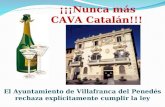 Cava Catalan, NO GRACIAS