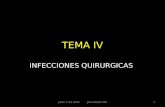 Tema iv - Infecciones Quirurgicas