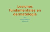 Lesiones fundamentales en dermatología