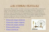 Las fibras textiles