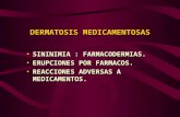 Dermatitis Por Medicamentos (Farmacodermias )1