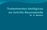Tratamientos biologicos en artritis reumatoide