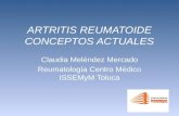 Artritis reumatoide conceptos actuales