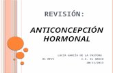 Revisión anticoncepción hormonal