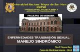 ENFERMEDADES  DE TRANSMISION SEXUAL (ETS) - MANEJO SINDROMICO