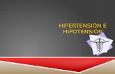 hipertensión e hipotensión