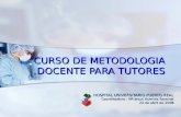 Presentación y Objetivos del Curso. Dra. Mª Jesús Huertos