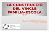 la construcció del vincle família-escola (taller)