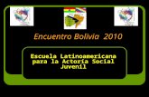 Encuentro Elasj Bolivia 2010