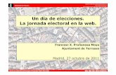Un Día de Elecciones: la Jornada Electoral en la Web