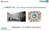Linkedin, la xarxa social d'empreses