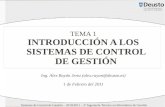 UD. SCG. T1. introducción a los sistemas de control de gestión