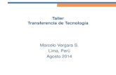 Talle de Transferencia Tecnológica, por Marcelo Vergara