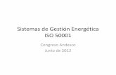 Sistema de Gestión Integral de la Energía y la Norma ISO 50001