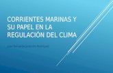 Corrientes marinas y temperatura global