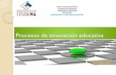 Tema 1 procesos de innovación educativa