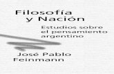 Filosofia y Nacion - Feinmann Jose Pablo