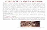 El sector de la minería en Euskadi
