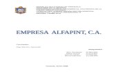 EMPRESA ALFAPATIN, C A