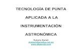 Tecnologia de Punta Aplicada a La Investgacion Astronomic A