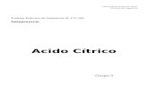 Teoricas Ind2 - Tp ácido Cítrico