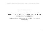 Capitulo III Del Libro de La Inclusion a La Exclusion