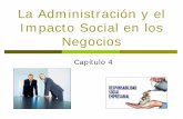 La Administración y El Impacto Social en Los Negocios