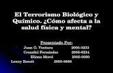 El Terrorismo Biológico y Químico
