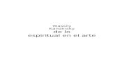 Wassily Kandinsky - De Lo Espiritual en El Arte