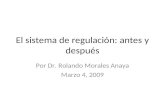 El sistema de regulación en Bolivia