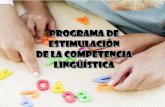 Programa de Estimulación de la Competencia Lingüística en EI y EP