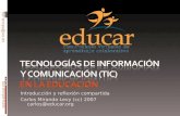 Tecnología de la Información y Comunicación (TIC) en la Educación