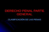 d1penal - Clasificacion de Las Penas