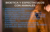 Bioetica y Animales