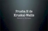 (9) H de Kruskal-Wallis
