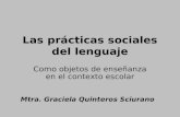 Las prácticas sociales del lenguaje