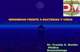 inmunidad bacterias, virus freddy